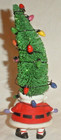 SANTA FIGURE w TREE & LIGHTS on HEAD/Santa 3.5", total height 7.5" — photo 4