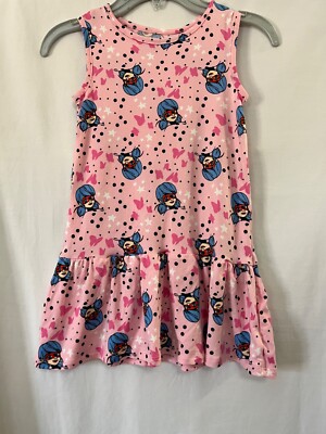 New Ladybug Dress Girls Pink soft Many sizes