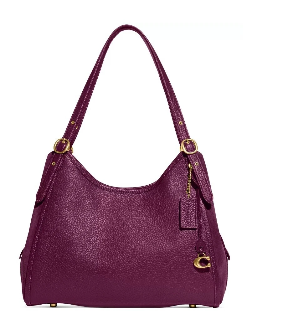 Coach edie hotsell dark berry