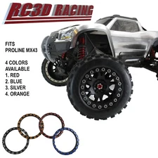 Fits Proline X8 Beadlock Rings For X Maxx X-Maxx  XMaxx Carbon Fiber