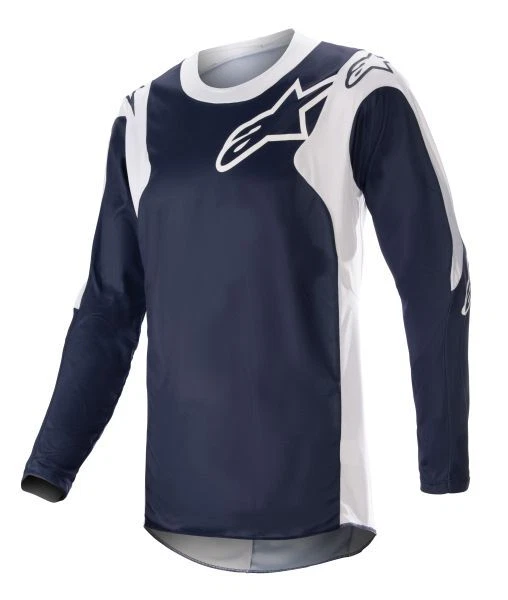Camiseta Alpinestars Racer Hoen Azul Blanco-DESCAT