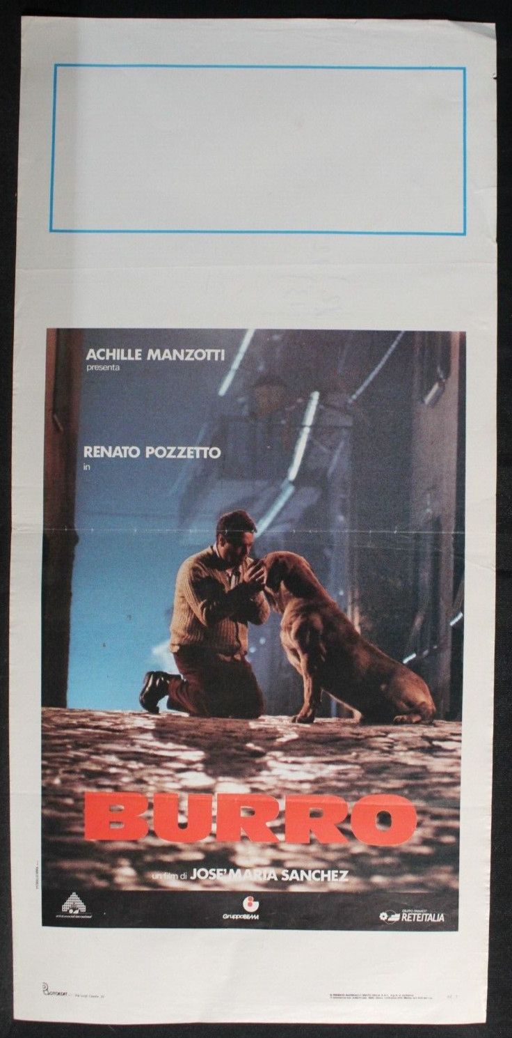 Locandina originale film Burro (1989) - Regia di José María Sánchez