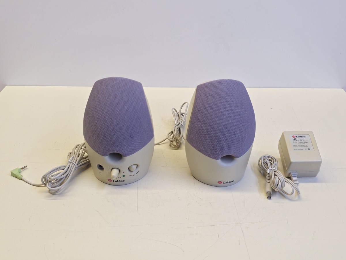 Labtec LCS-1050 Desktop Computer Speakers AC Adapter TESTED