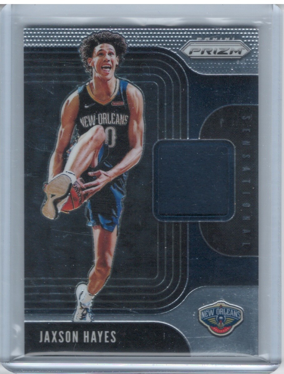 2019-20 Panini Prizm - Sensational Swatches Jersey #SS-JXH Jaxson Hayes