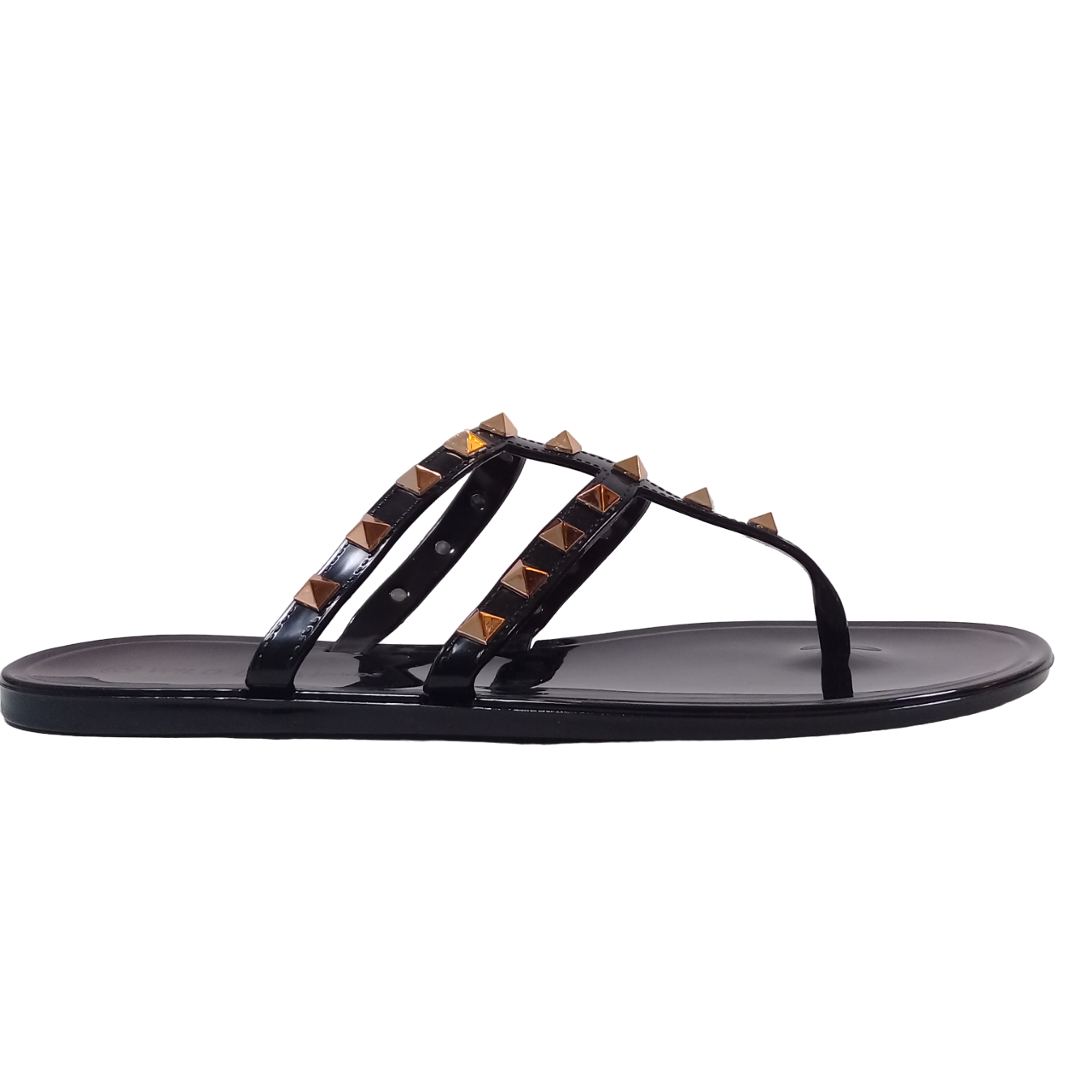wild diva jelly studded sandals