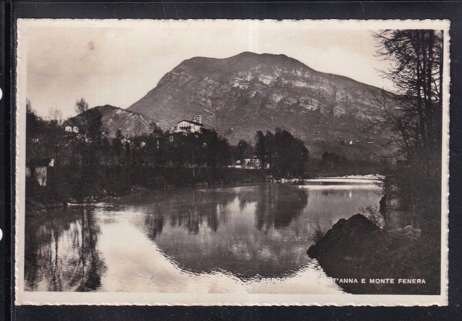Cartolina Borgosesia Sant'Anna e Monte Fenera AB1965