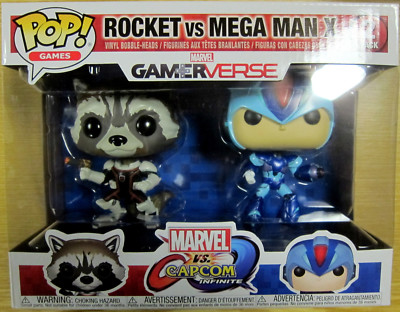 MARVEL VS CAPCOM Rocket vs Mega Man X - 2 Figuren Set - Funko Pop!