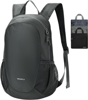WATERFLY Ultraleichter Faltbarer Rucksack 18L Sport Tagesrucksack Outdoor