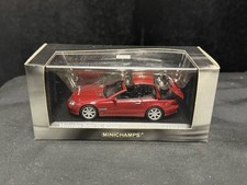 minichamps Minichamps 1 43 Mercedes Benz SL with operating roof 2001 red metalli