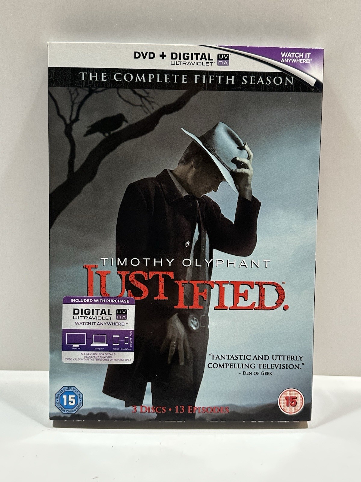 Justified: The Complete Fifth Season DVD (2014) Timothy Olyphant - Region 2