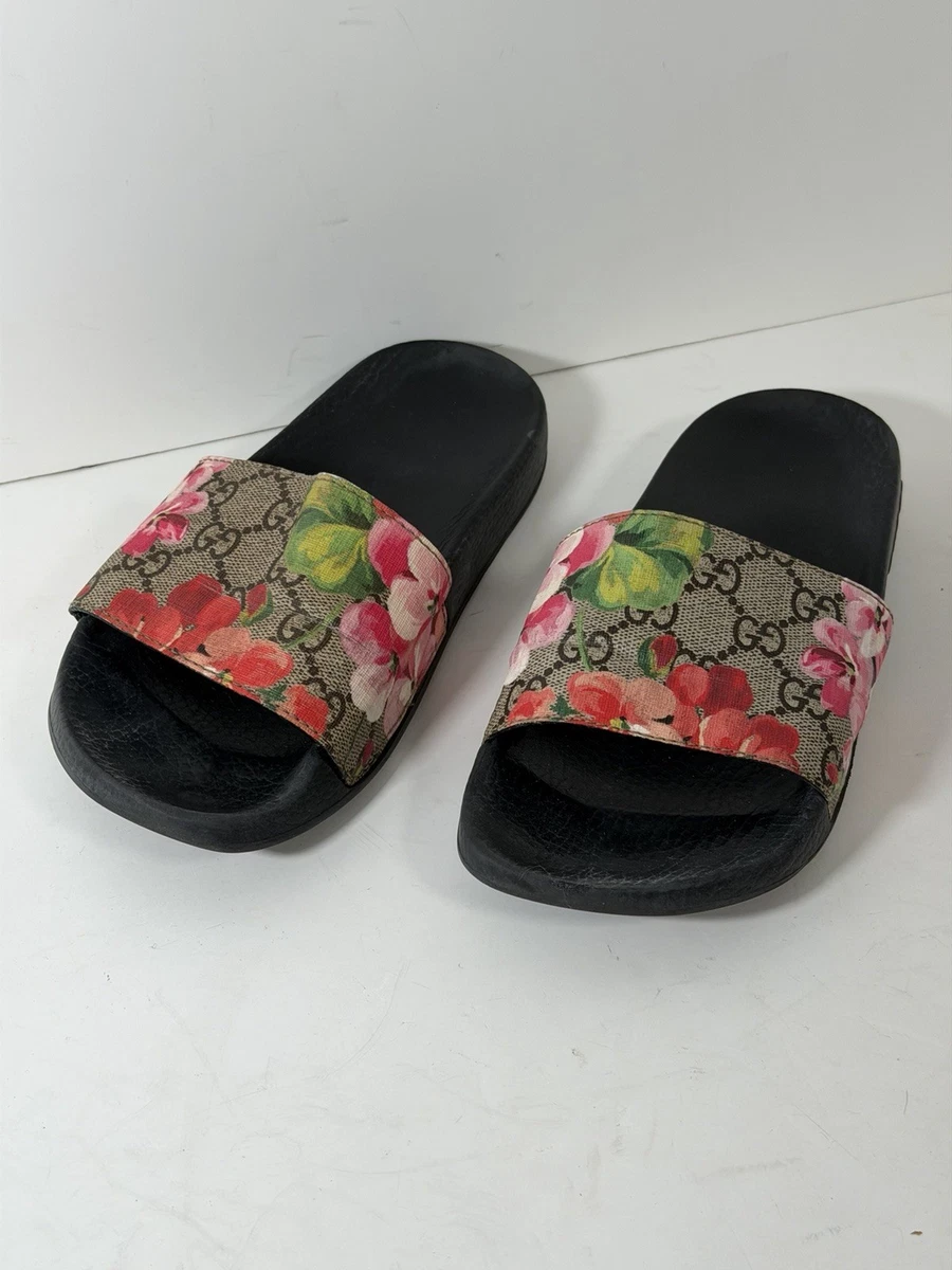 Gucci Flat (Under 1 in) Floral Sandals for Women for sale | eBay