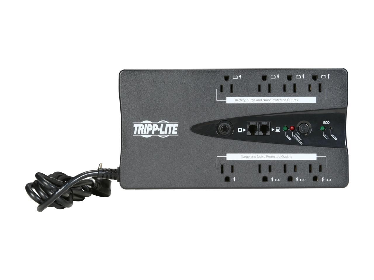 Tripp Lite ECO550UPS Energy Saving Green 550 VA 300 Watts 8 Outlets Standby UPS