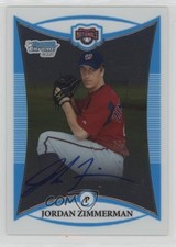 Jordan Zimmermann Bowman Chrome 2008 Auto