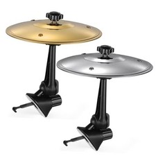 2Pack Car Drum Cymbal Air Vent, Gold  Silver Car Symbol Drum C-Silver  Gold