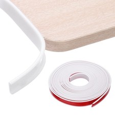U-Shape Edge Banding, 63/64" x 26ft Self-Adhesive TPE Edge Protector, White