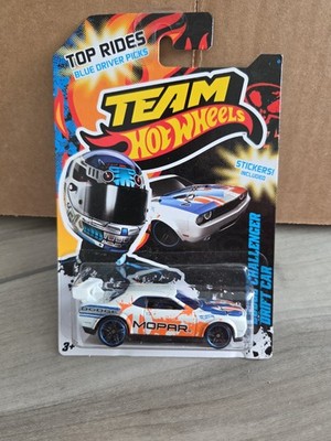 2012 Target Team Hot Wheels Top Rides Blue Driver Dodge Challenger Drift Car