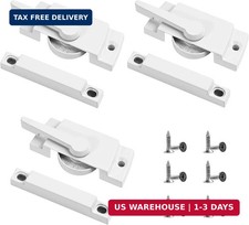 3 Pack Window Sash Locks - Sliding Window Latch Replacement for Single-Hung and