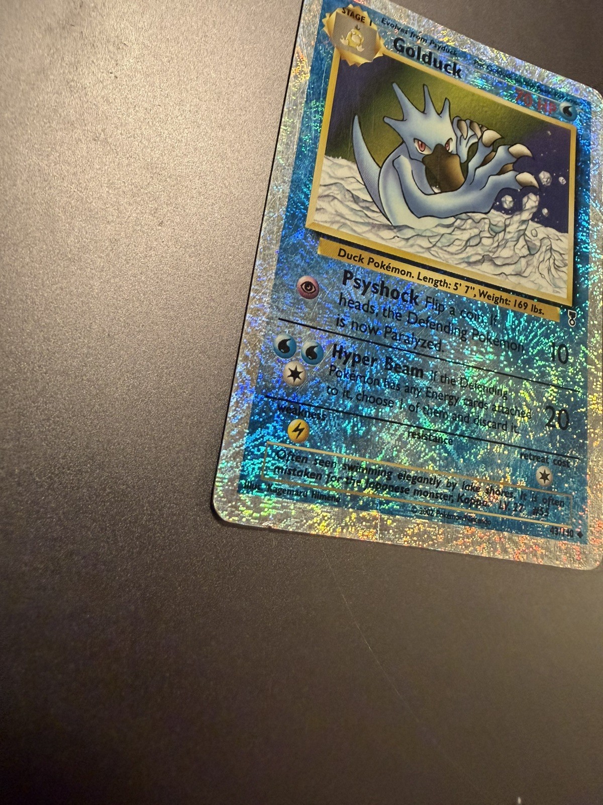 Golduck - 43/110 - Uncommon - Reverse Holo - DMG - Legendary Collection