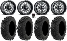 ITP Momentum 15" Wheels Milled 30" Attack 2.0 Tires Yamaha Wolverine RMAX