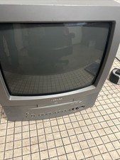 Toshiba MD13P1C 13 Inch CRT TV Television DVD Combo Gamer No Remote Fully Tested