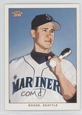 2002 Topps 206 Bret Boone (White Jersey Bat on Shoulder) #220 0i6