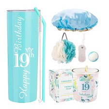 19th Birthday Gifts for Girl, Happy 19th Birthday, 19th Birthday Tumbler, Gif...