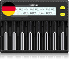 18650 Akkuladeger&auml;t, 8 Bay  Akkuladeger&auml;t Mit LCD Display Automatische Schnellla