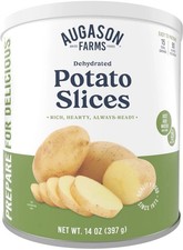 Augason Farms Dehydrated Potato Slices Can, Emergency Food Supply, Everyday Meal