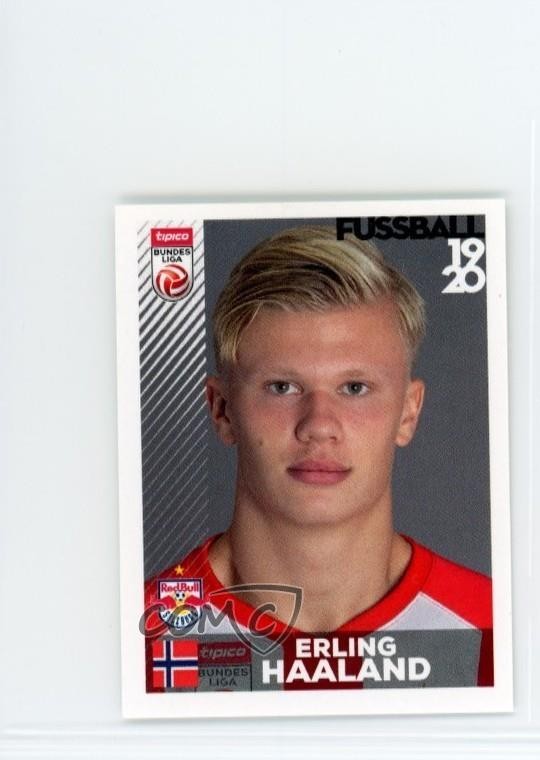 2019 Panini Fussball Austrian Bundesliga Album Stickers Erling Haaland Rookie RC
