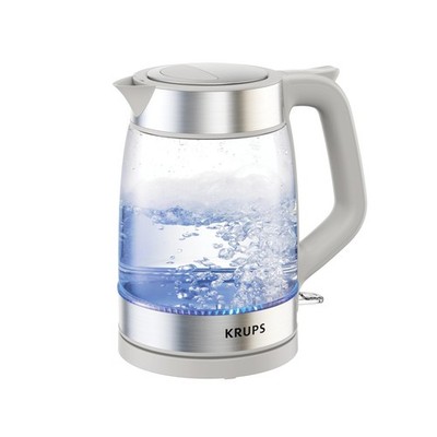KRUPS Electric Kettle, 1.8-Qt (1.7L) Tea 1500W with 1.8 Quarts, Grey 