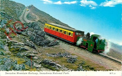 Picture Postcard; SNOWDON MOUNTAIN RAILWAY [BAMFORTH]