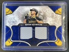 2025 Topps Tier One Bryan Reynolds Jersey Dual Blue #/99 Pirates