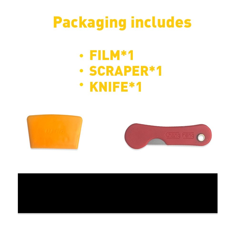 Universal Windshield Black Vinyl Decal Banner Matte Strip Sun EPY thumbnail 5