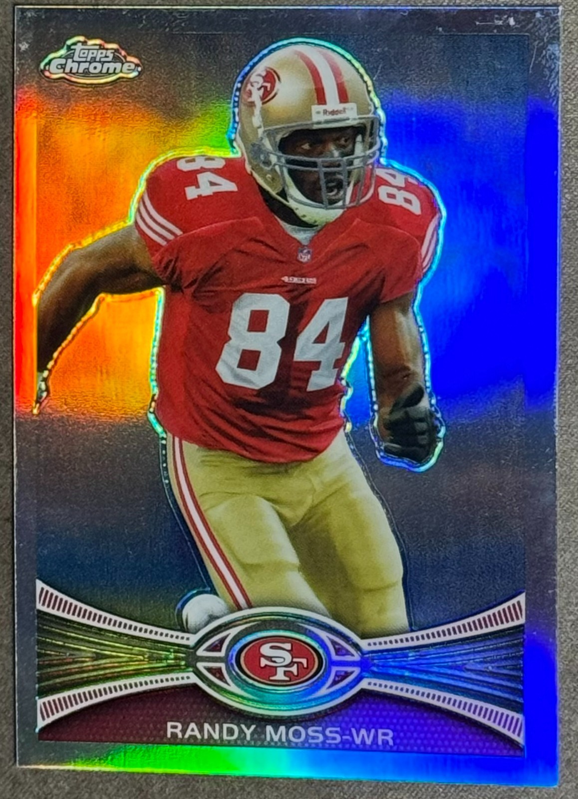 2012 Topps Chrome Randy Moss #32 Refractor Parallel HOF San Francisco 49ers