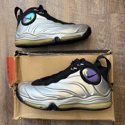 Nike Air Total Foamposite Max OG 1998 Duncan Silver Size 10