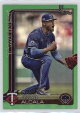 2025 Topps Series 1 Green Rainbow 72/99 Jorge Alcala #336 19l7