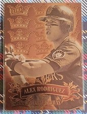 1996 Fleer Ultra  Alex Rodriguez Season Crowns Insert Rare MLB Card #9/12