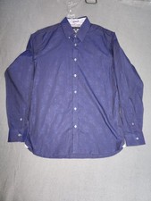 Ted Baker Mens Long Sleeve Floral Jacquard Floral Print Button Up Shirt Sz 4 NWT