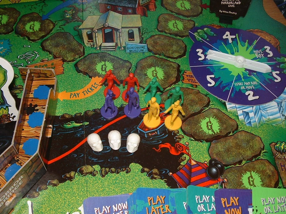1996 Goosebumps One Day At Horrorland Board Game Almost Complete Vintage Read - Image 4 of 4