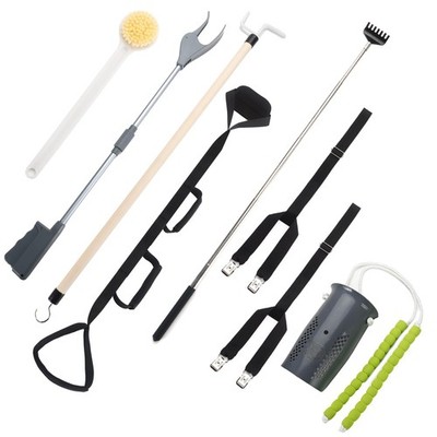 7PC Hip Kit for Seniors Total Replacement Prime, Gray