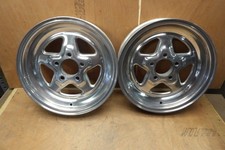 Weld Prostar 15 X 3-12 Front Drag Racing Wheel 4-12 Ford Mopar Vintage 97 Pair