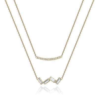 Brosway Collana Donna Ribbon Acciaio Oro Con Cristalli - BBN18