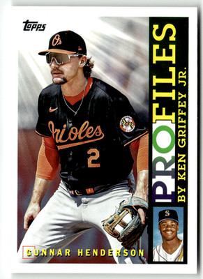 2026 Topps MLB Series One No. TP-4 Gunnar Henderson Profiles