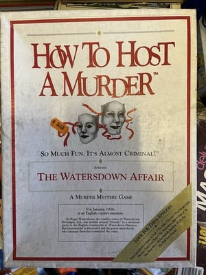 How To Host A Murder - The Watersdown Affair 1991 Mordspiel unbenutzt