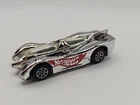 Vintage 1994 Hot Wheels Car Power Pistons Rare Silver Mirror
