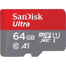 SanDisk Ultra 64 GB Class 10/UHS-I U1 microSDXC sdsquab-064g-an6ma 