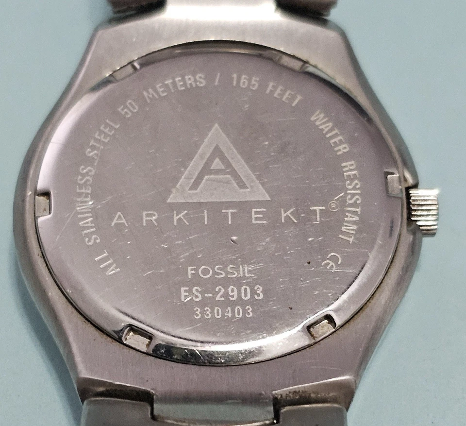 Reloj Hombre FOSSIL ARKITEKT FS-2903 Todo SS Fecha y Hora 50 Metros 33043 Foto 4 de 4