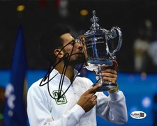 Novak Djokovic Signed 8x10 Photograph Autograph JSA COA Tennis Serbia