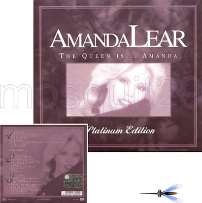 AMANDA LEAR ''THE QUEEN IS...AMANDA'' RARO 3 CD Platinum Edition ITALY 2004
