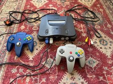 Nintendo 64 (N64) Console - 2 Controllers - Fully Working